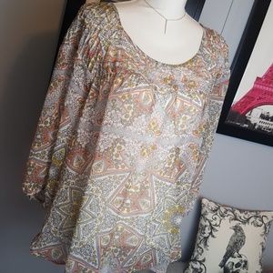 Lauren Conrad sheer blouse.